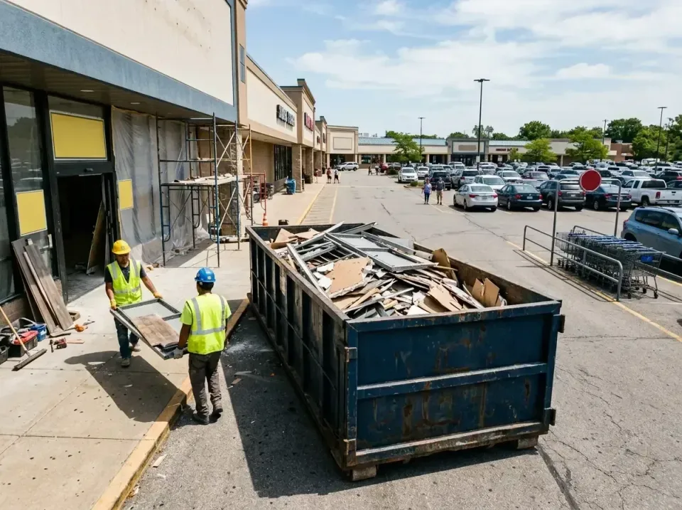 retail-store-renovation-debris-003 — frequently asked questions, Roll-off Dumpster Rentals in Bellevue, PA